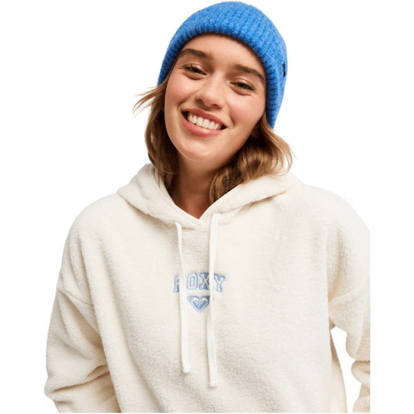 2026 Roxy Womens Cool Calling Sherpa Hoodie ERJPF03168 - Egret